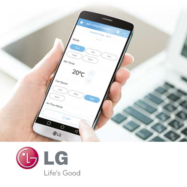 LG airco WiFi koppelen in netwerk & ThinQ app